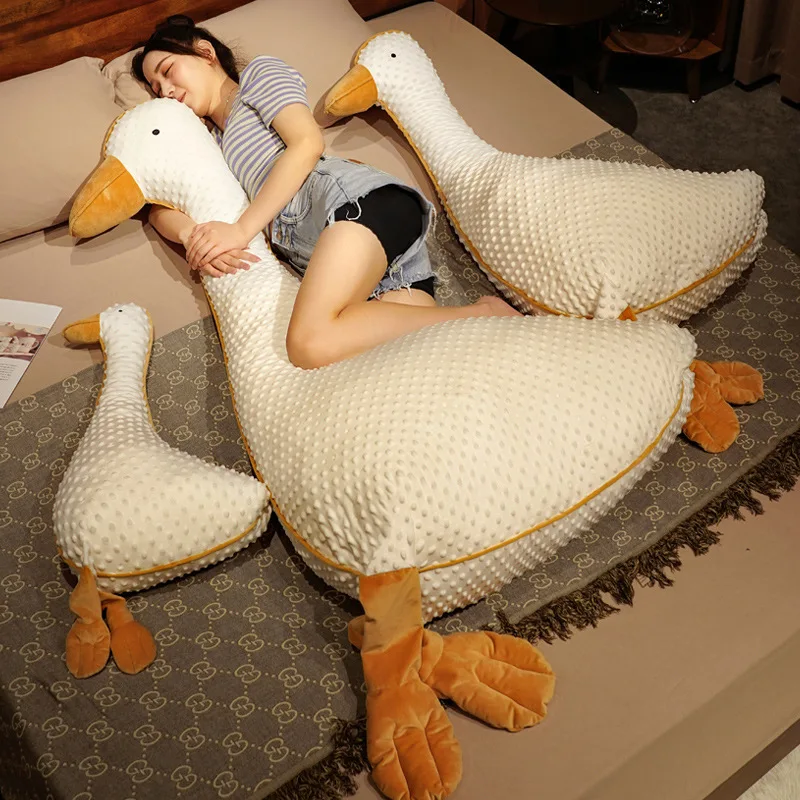 Nice White Goose Plush Animal Plush Stuffed Toys Pillow Sofa Cushion Room Decoration Holiday Girlfriend Gifts