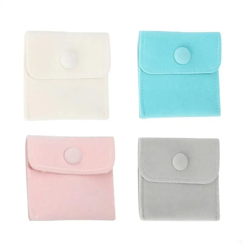 

Упаковка из 12 небольших фланелевых сумок для хранения ювелирных изделий и удобства переноски