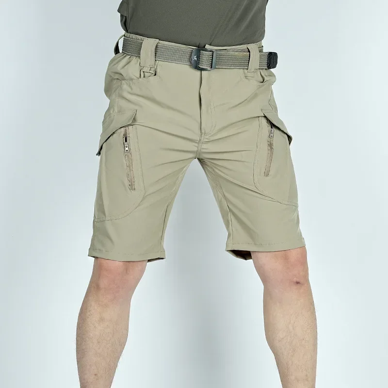 

DurableSummer Elastic Quick Drying Shorts Tactical Five Point Shorts Special Forces Outdoor Lightweight Breathable Workwear Shor