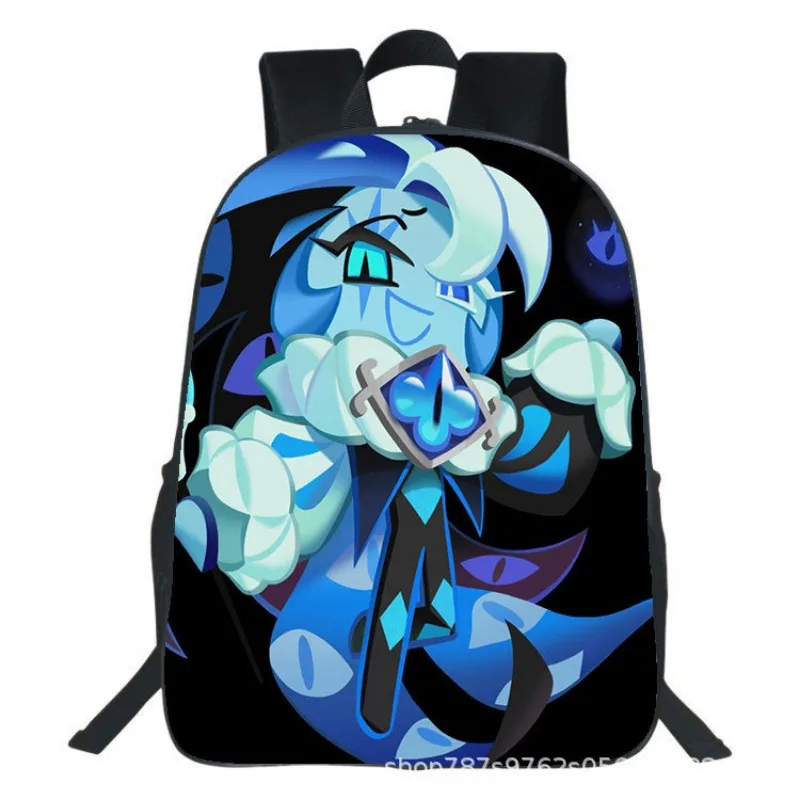 Shadow Milk Cookie Run Kingdom Backpack for boy girls Cool Student Business Daypack Cute Cartoon College Canvas Bags with Pocket
