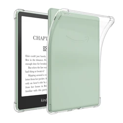 Clear Silicone Back Cover Protective Shell Funda Shockproof Case For Kindle Paperwhite 6/ 6.8 11th Generation 2021/2022 Release