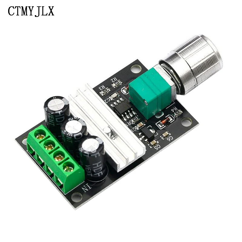 5pcs PWM DC Motor Speed Controller 6V 12V 24V 28V 3A Speed Regulator Switch Adjustable Variable Speed Switch DC Motor Driver