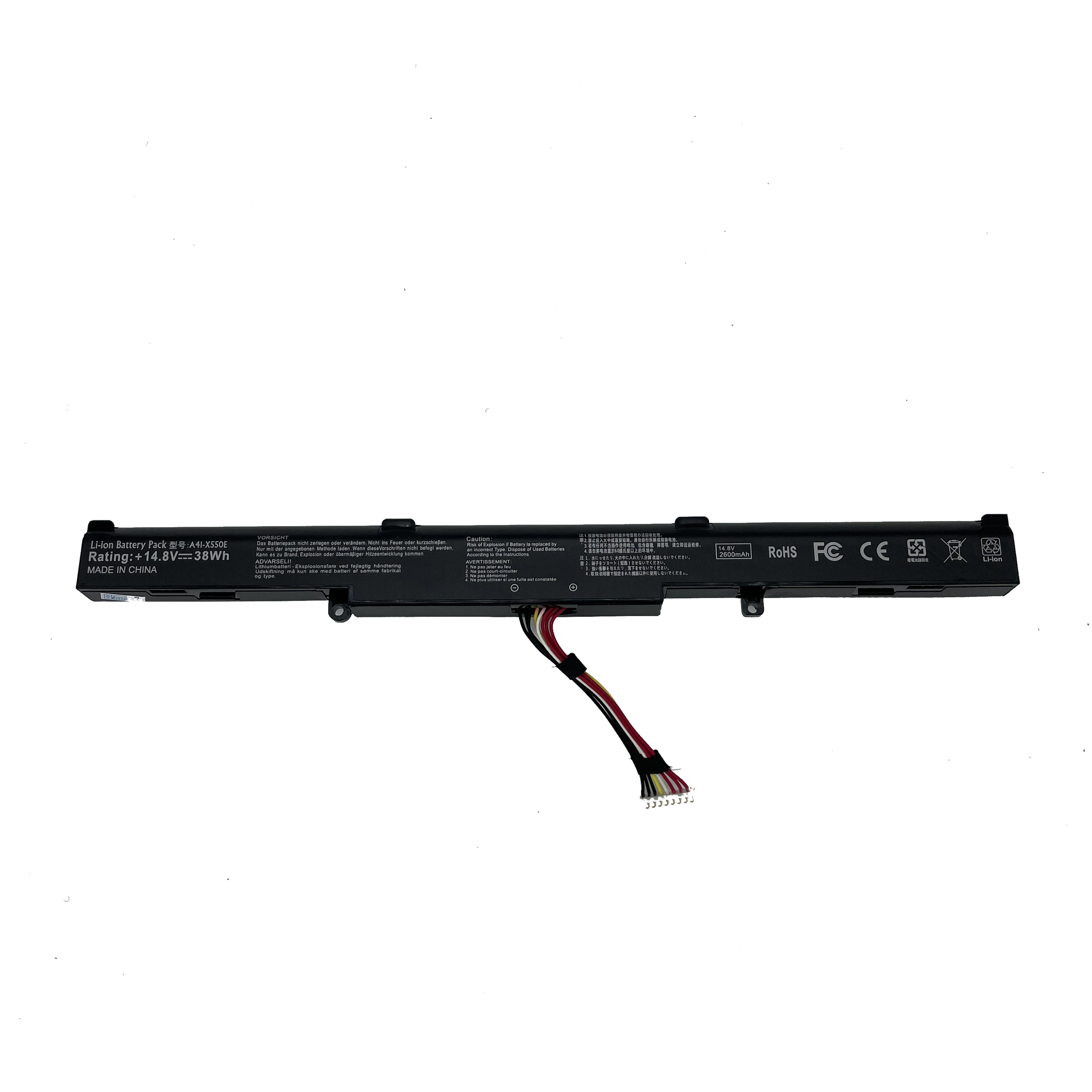 A41-X550E 38Wh 14.8V Laptop Battery for ASUS X450 X450E X450J X450JF X751M X751MA X751L X750JA A450J A450JF A450E F450C