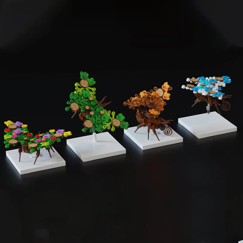 

470 шт. MOC лист бабочки строительные блоки Рождественский подарок декоративные ручной работы DIY идеально подходят для внутренней эстетики