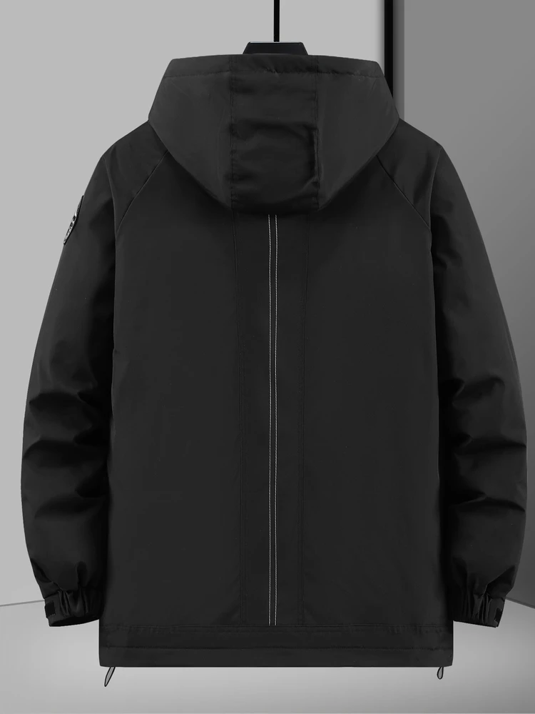 Extra Large Graphene Thickened Cotton Jacket Men's Winter Warm Oversize Coat Thickened Cotton Padded Jacket for Heavy People