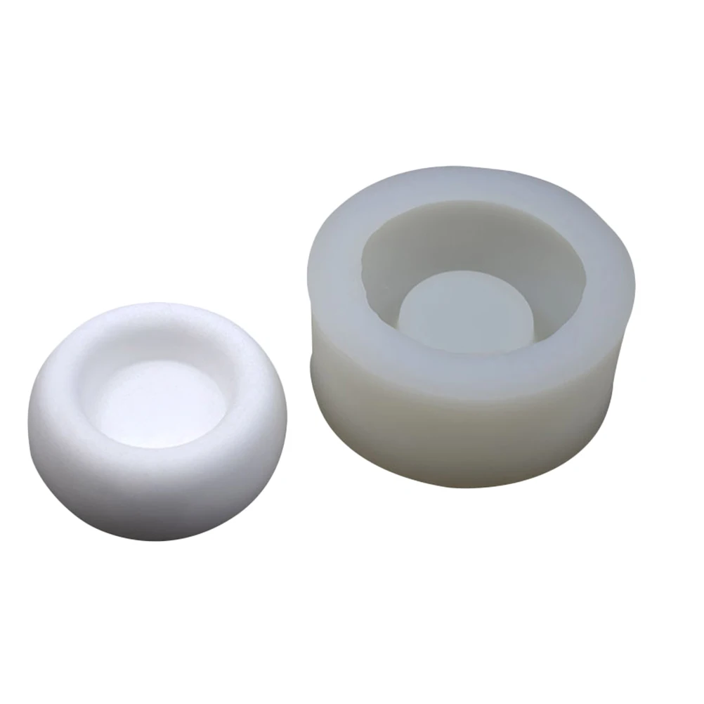 

Silicone Mold Heart Shape Flowerpot Concrete Holder Tool for Plant Decoration Succulent DIY Craft Projects Plaster Cement