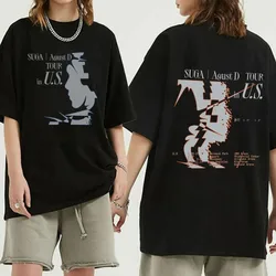 Bts Suga Agust Summer Dress Silhouette Xu Dance T-Shirt Concert Bangtan Cotton Fashion Trend Short Sleeve High Quality Top