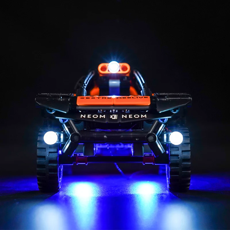 Brick Bling LED Lamp Model 42166 is suitable for McLaren Extreme E Race Car gifts (including lighting accessories only)