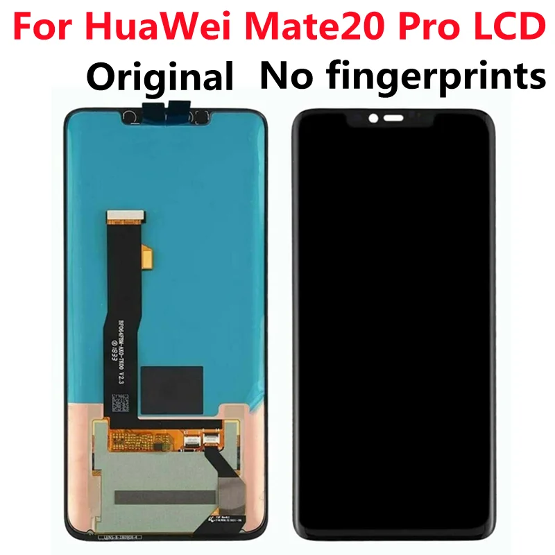 

Top 100% Original 6.39'' Amoled Display For Huawei Mate 20 Pro LCD Display Touch Screen Digitizer Assembly Mate20 Pro