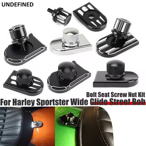 Motorcycle Rear Seat Bolt Screws For Harley Sportster XL 883 1200 Dyna Street Bob Softail Fatboy Touring Road King Electra Glide