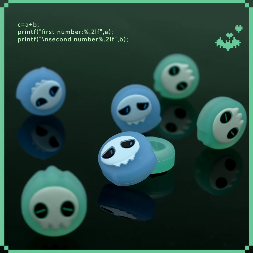 شبح القط الحيوانات سيليكون لينة متحكم الأصابع xbox one قبضة كاب الغطاء الواقي ل التبديل Oled NS لايت الفرح يخدع تحكم Thumbstick حالة