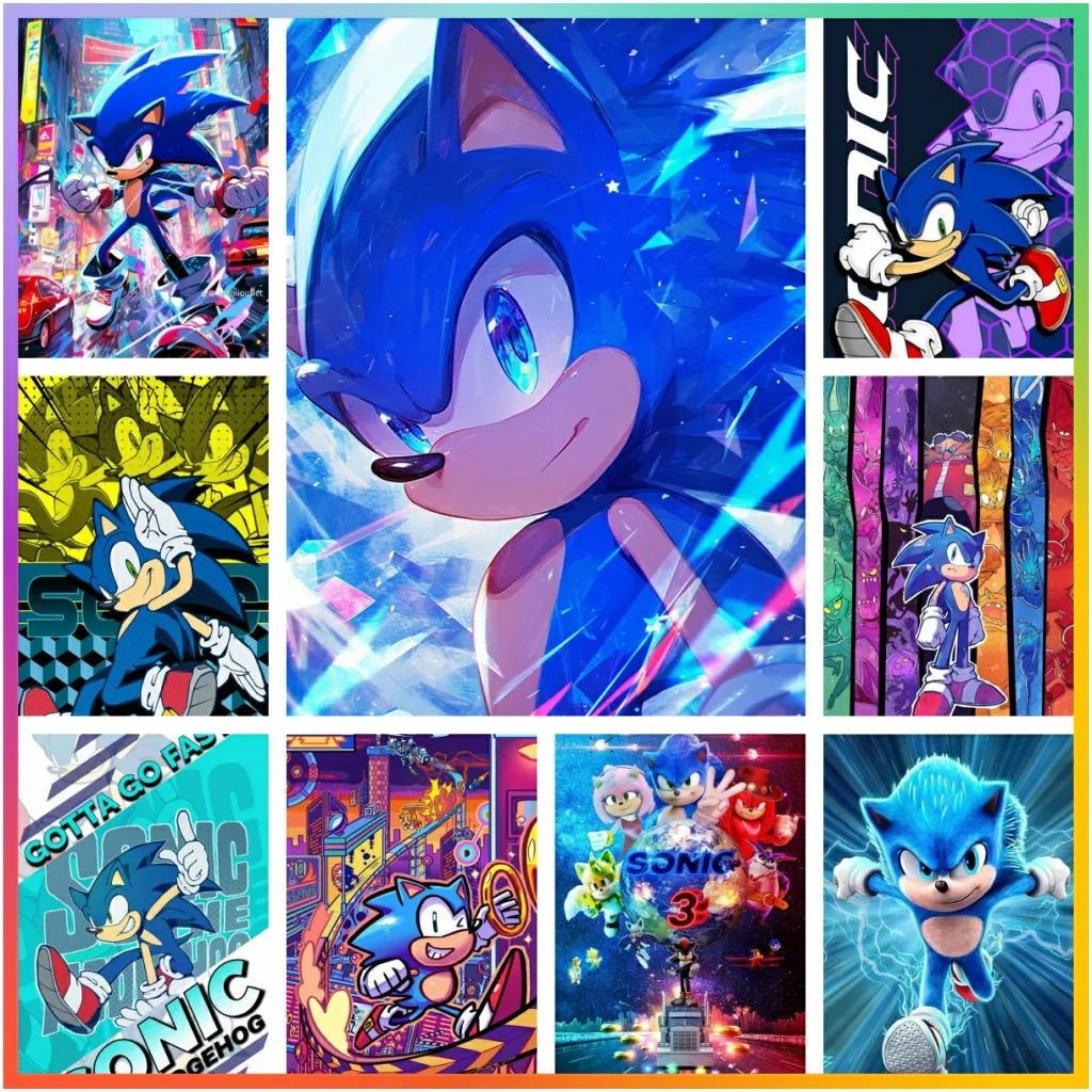 S-Supersonics-G-Game Anime Diamond Painting Cross Stitch Artificial Mosaic Embroidery Home Decor 5D DIY Art New Arrivals