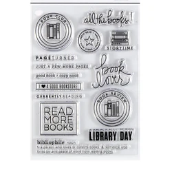 KLJUYP Read More Books stamp Transparent Clear Silicone Stamps for DIY Scrapbooking/Card Making/Kids Crafts Decoration Supplies