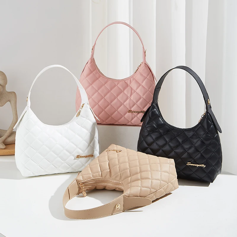 Ladies' handbag, large-capacity multi-functional crossbody bag, PU leather, and durable, commuting single-shoulder c