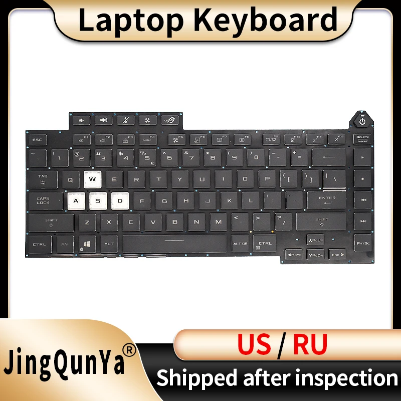 

US/RU/Russian Backlit Laptop Keyboard For ASUS ROG Strix G15 2021 G513Q G513QY G513QM G533 5R G513RC G513RM G513RW G513QR G513QE