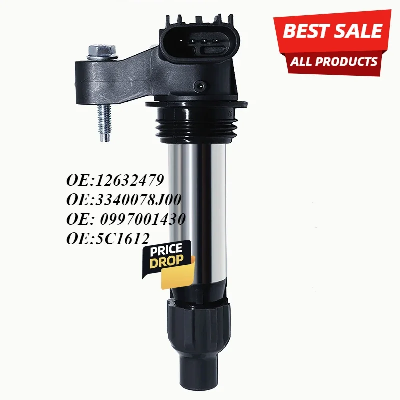 Brand New Ignition Coil Compatible 12632479 3340078J00 0997001430 For Chevrolet Buick Automotive Ignition Parts