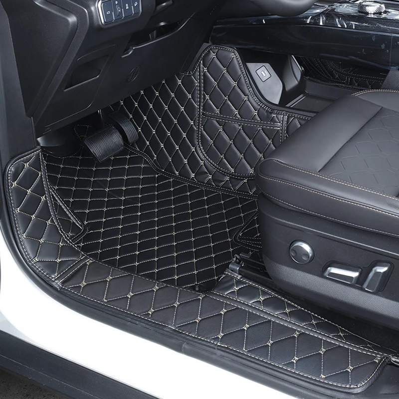 3D Full Surround For Great Wall GWM Haval Dargo 2021-2025 Car Floor Mat Protect Liner Foot Pads Carpet PU Leather Waterproof