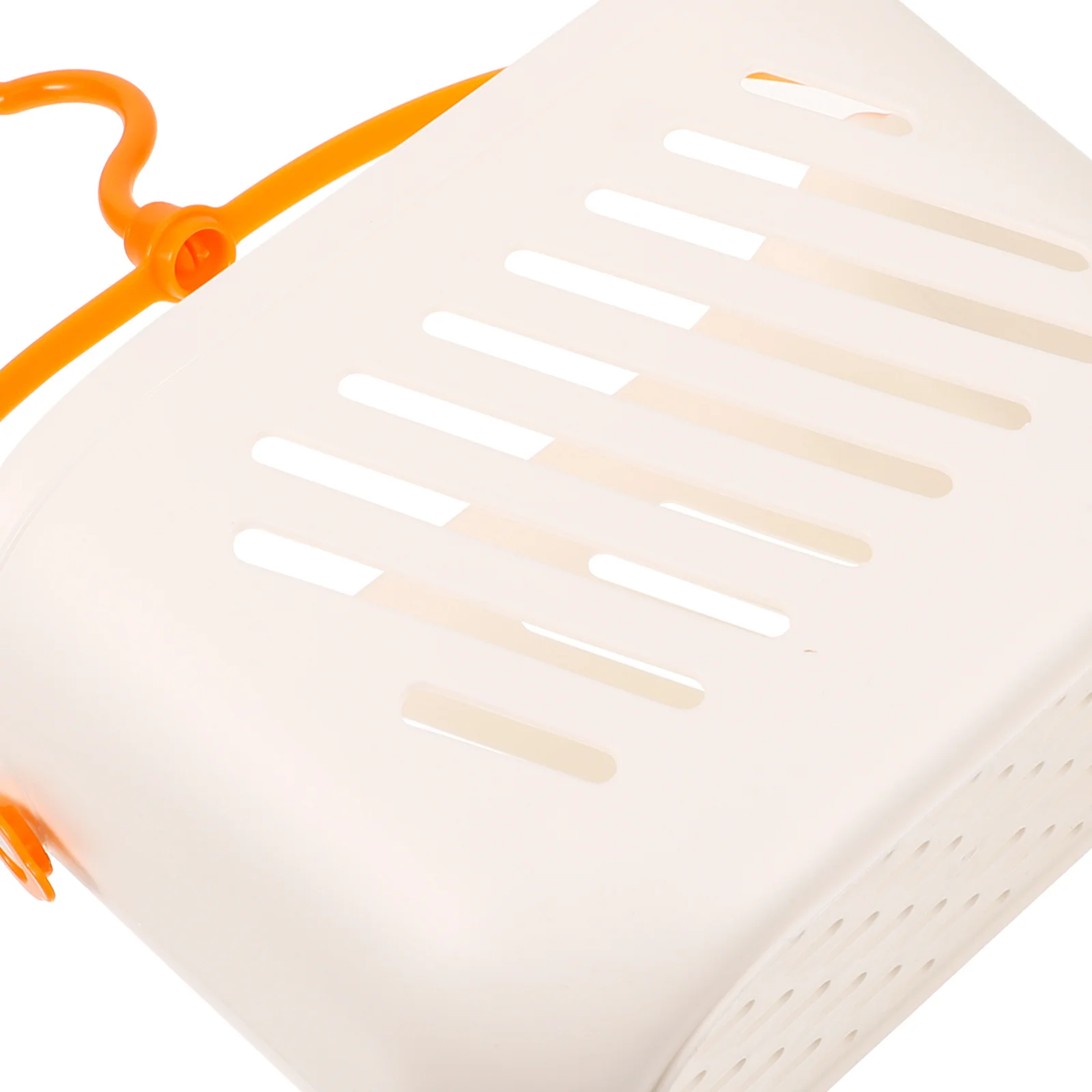 

Hanging Shower Basket Plastic Storage with Hook Hollow Drainage Design Keeps Dry Quickly Space Saving Bathroom Toiletries