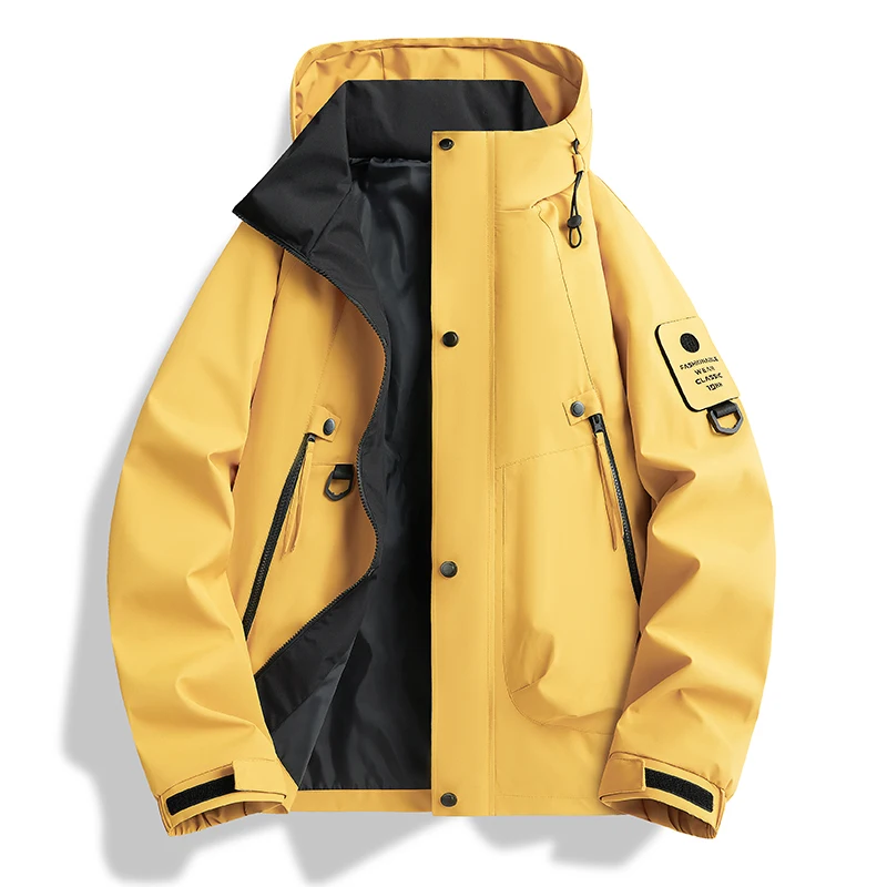 

New Couple Clothing Windbreaker Jacket Streetwear Windproof Spring Autumn Hombre Casual Coat for Camping Outdoor Male 2026 Coats