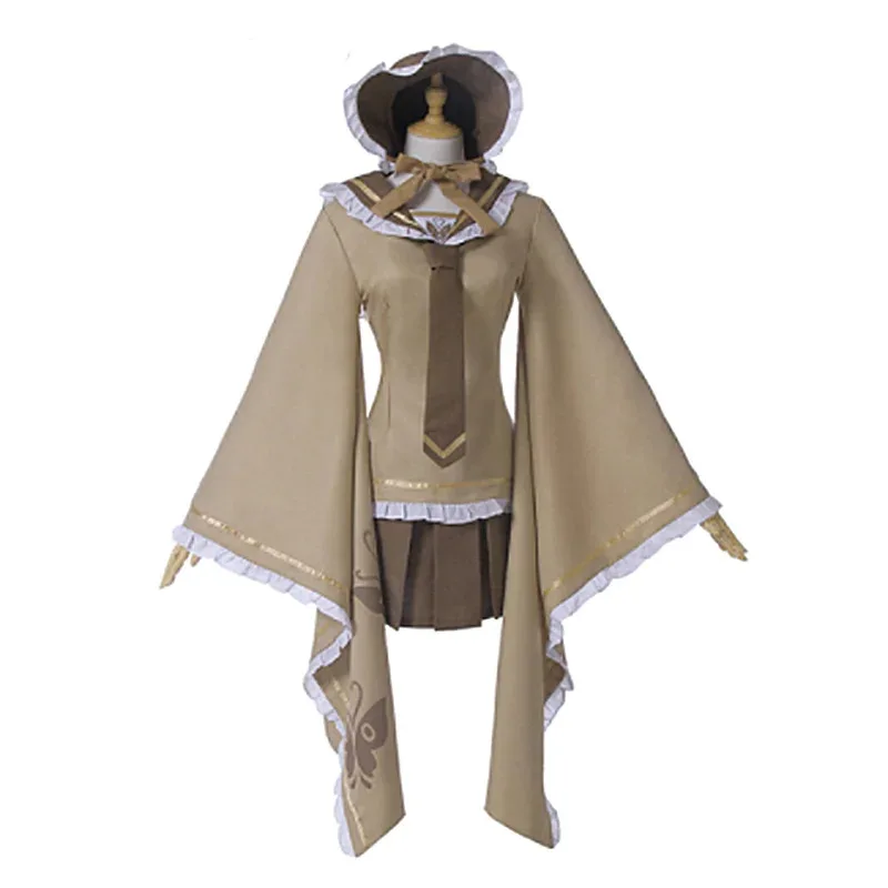 

Anime Rin Len Adult Cosplay Costume Game Uniform Outfit Halloween Party Women Kimono With Hat Accessories Props Suit om[8