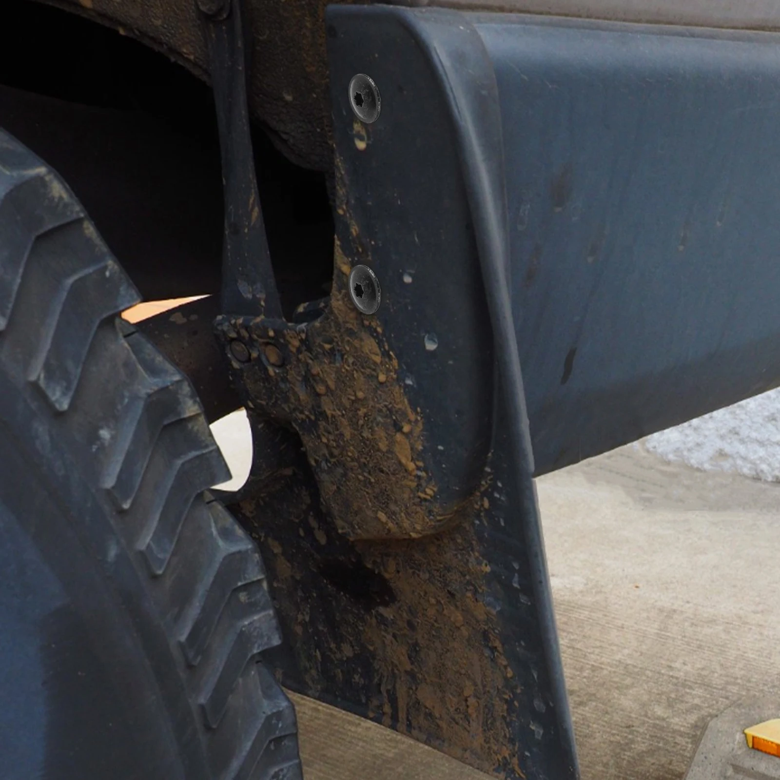 

50pcs Flat Head Self Tapping Metal Car Frame Screws for Mud Flaps Splash Shield S Plate Automotive Mounting Fasteners Fixing