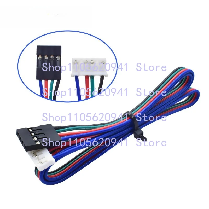 KKK  1Pcs  Stepper Motor Cable Wire XH2.54 4pin Dupont to 6pin Terminal Line For 3D Printer