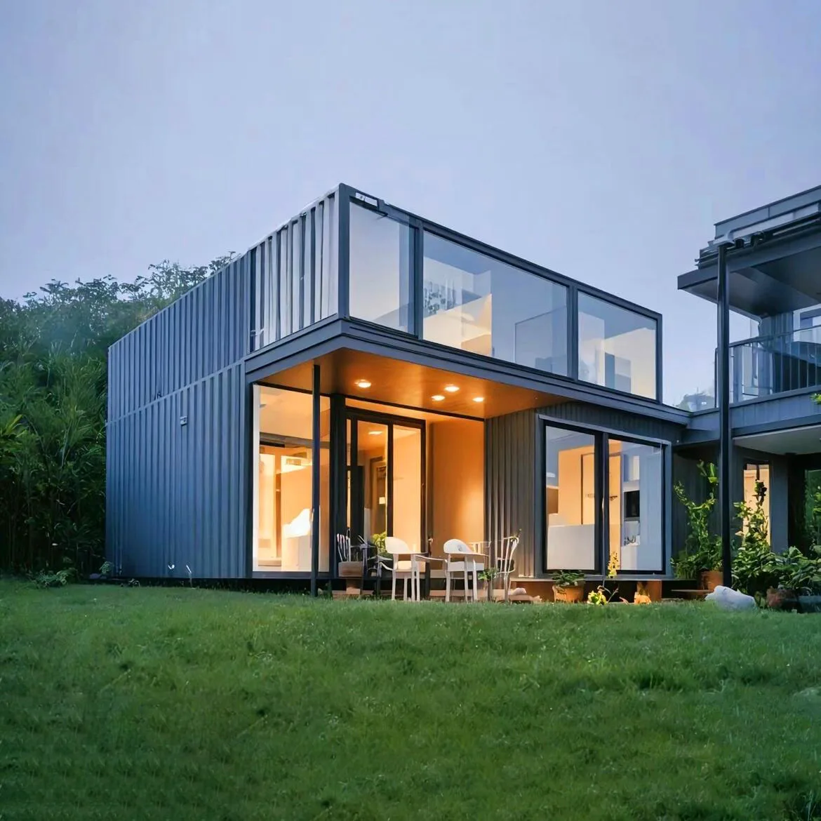 Prefab Shipping Container House Modular  Steel Living Container  Home  Villa   Office  Hotel