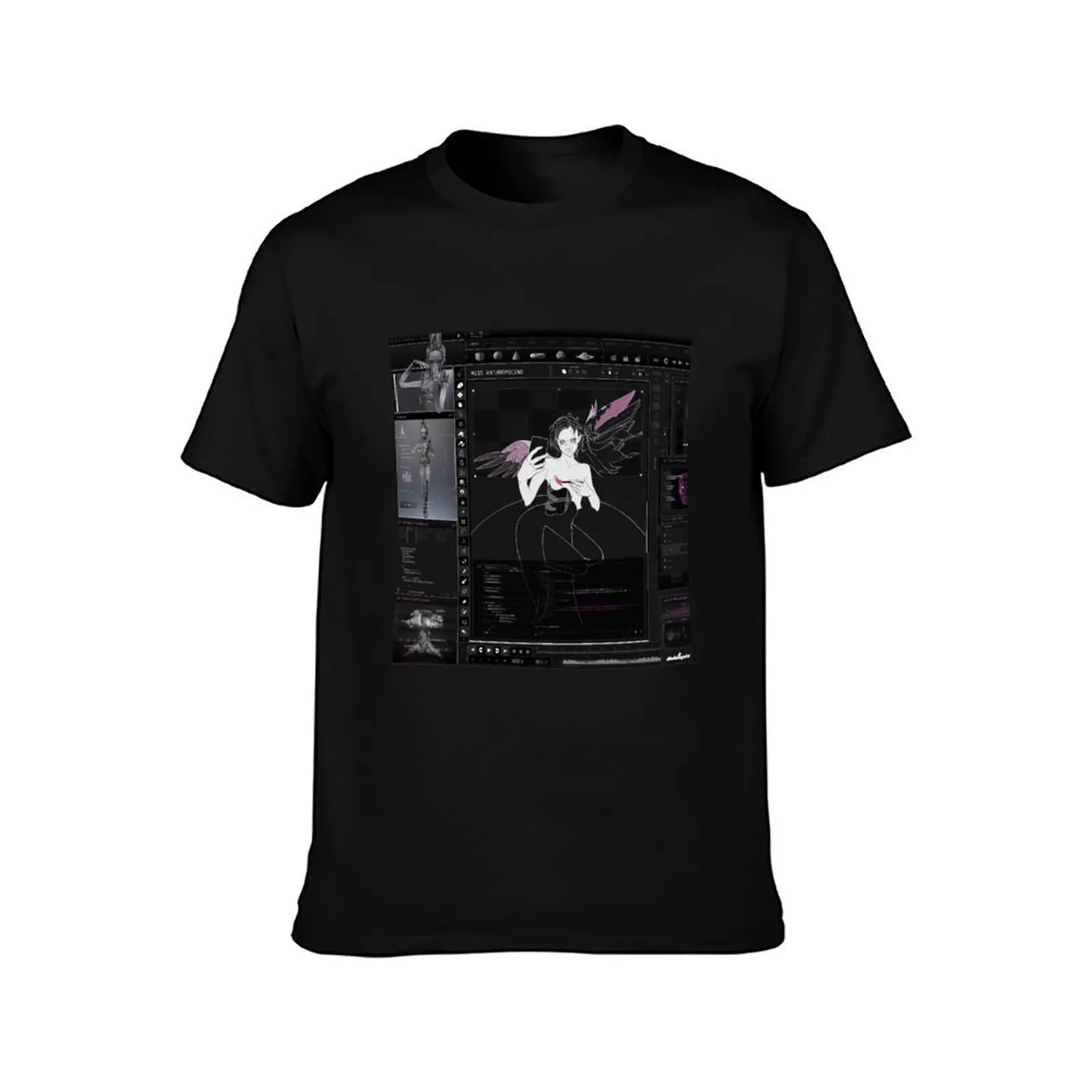 Miss Anthropocene Grimes Simulation Studio T-Shirt t shirts cotton 100% T-Shirt