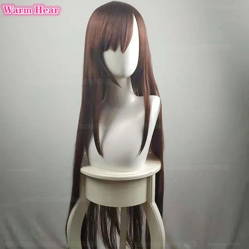 COSCosplay Wig Ieiri Shoko Brown Long Straight Wig Cosplay Anime Heat Resistant Hair Halloween Party Wigs   Wig Cap