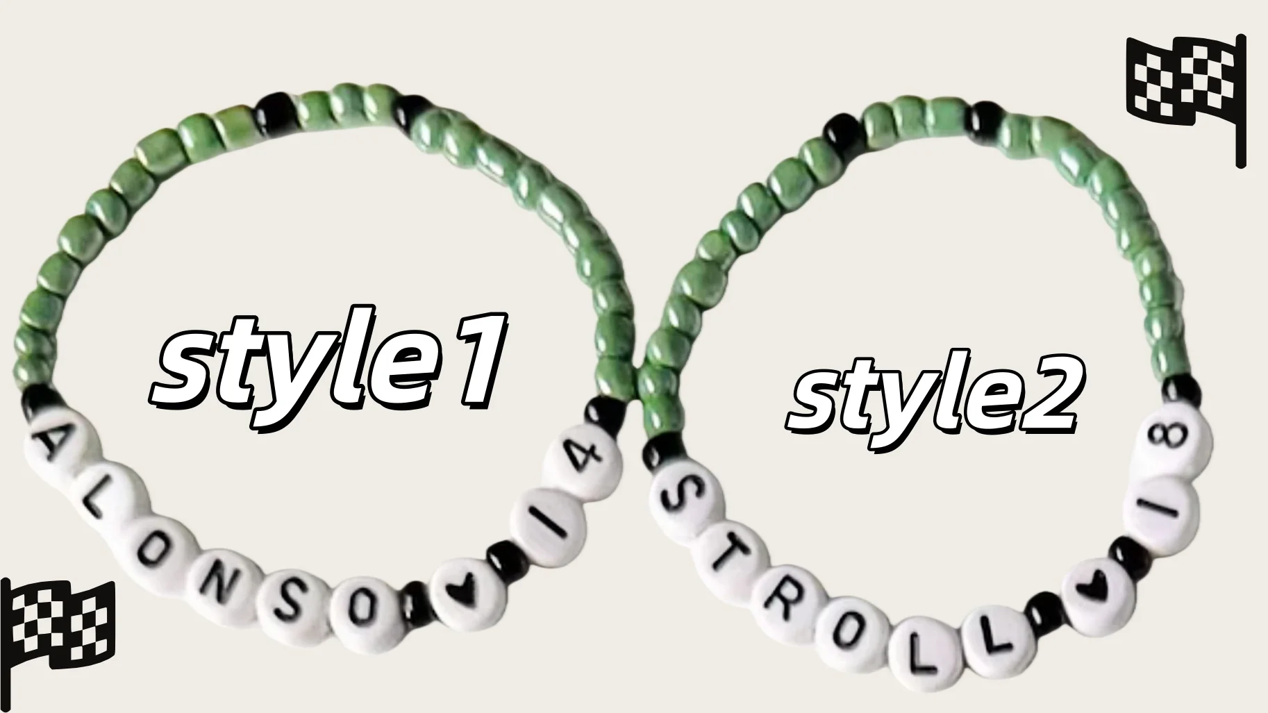 شبكة F1 مصنوعة يدويًا مستوحاة |   سوار الصداقة المطرز للسائقين هدية إبداعية