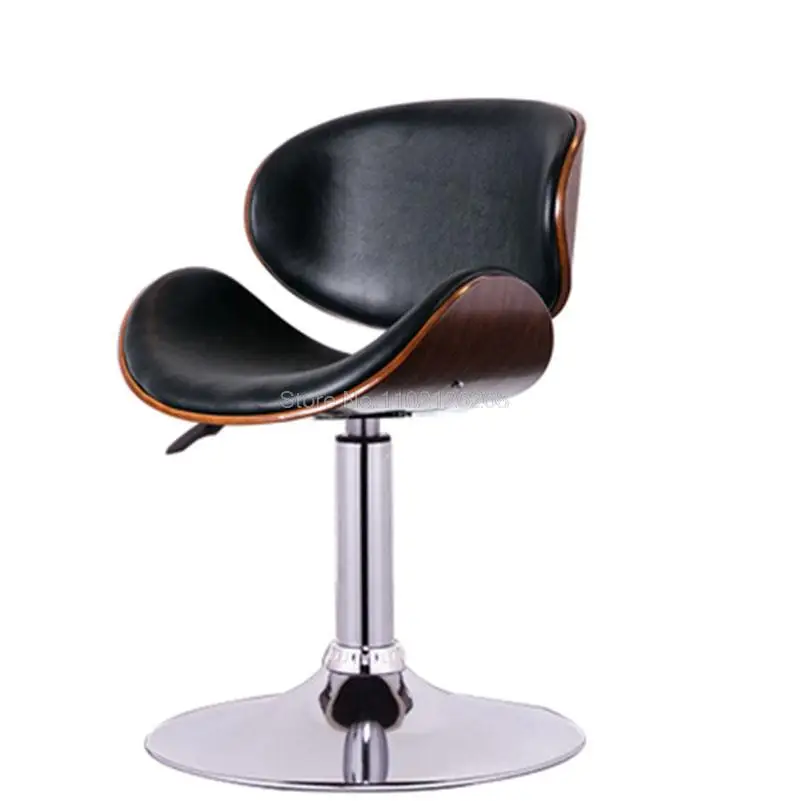 

Bar chair modern simple home back high stool bar coffee shop milk tea shop chair front desk chair