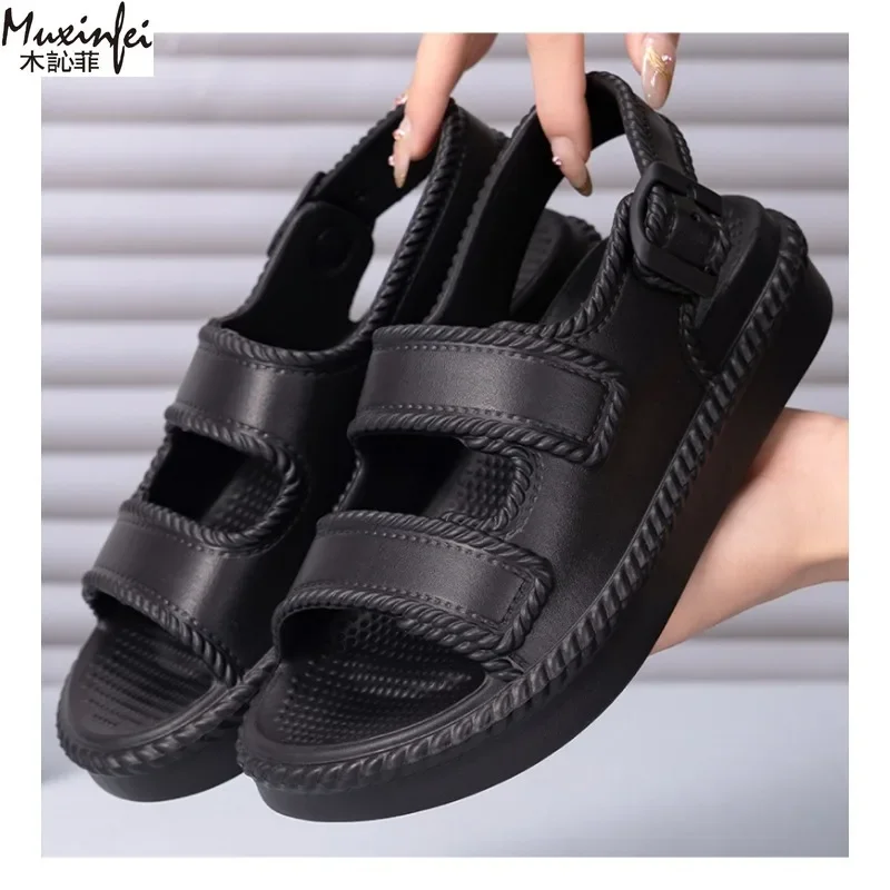 

2025 Women'S Shoes Lightweight Women'S Sandals Flat Sandals Soft sole breathable Women'S Summer Sandals Cheap Shoes Clearance