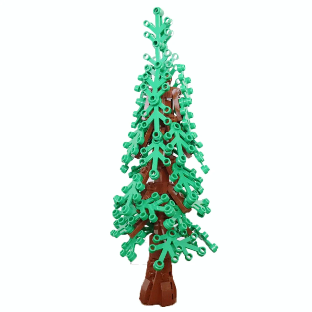 MOC Stadt Straße Szene Anlage Modell Sets Wald Montieren Baustein Park Dschungel Montieren Ziegel Spielzeug