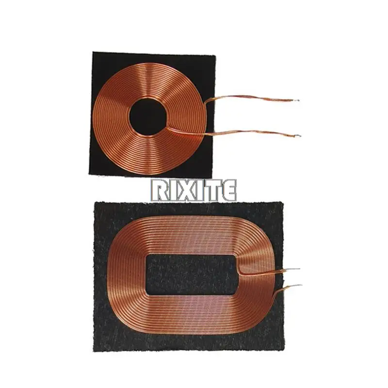 Standard Wireless Charger Receiver Coil Copper PCBA Circuit Coil Square Round Shape Universal Charging Receiver Coil DIY Kit