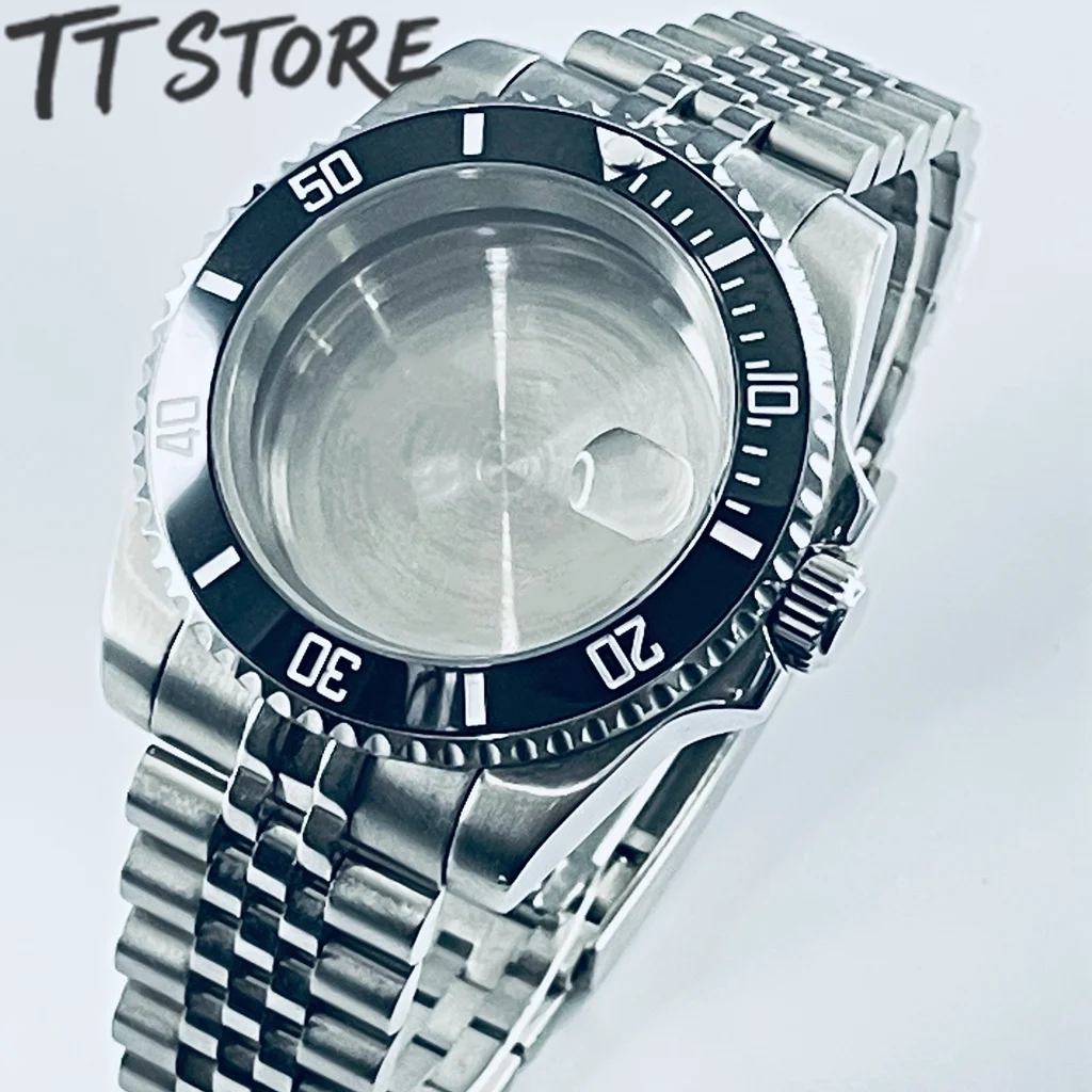 

Корпус для часов 40 мм для Seiko NH35 NH34 NH36 NH38 Miyota 8215 с сапфировым стеклом, из нержавеющей стали 316, подходит для циферблата 28,5 мм.