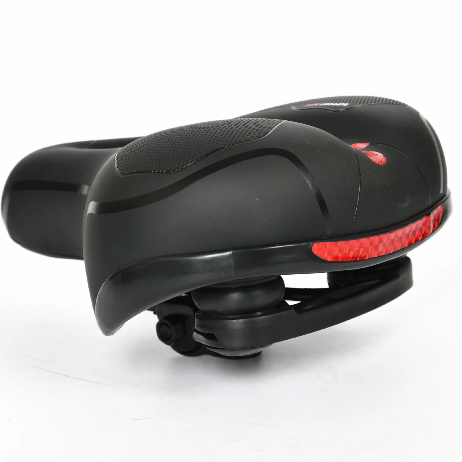 

PU Leather Road Bike Saddle Universal Hollow MTB Bike Saddle Seats Shock-absorbing Tail Reflective Strip Part Cycling Equipment