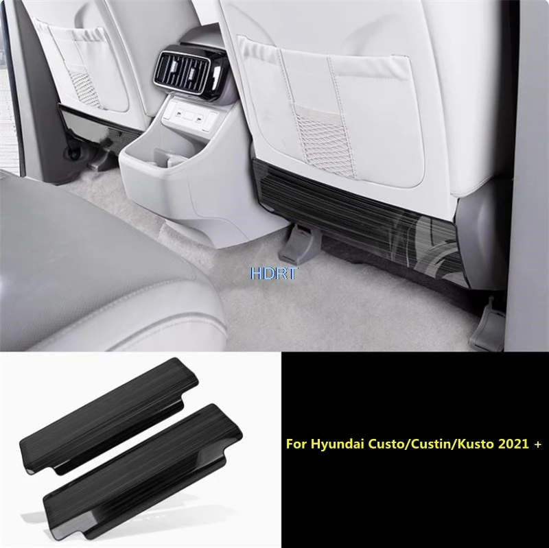 

Car Styling 42.5CM Rear Seat Back Anti Scratch Kick Pad Cover Accessories Interior Sticker For Hyundai Custo/Custin/Kusto 2021 +