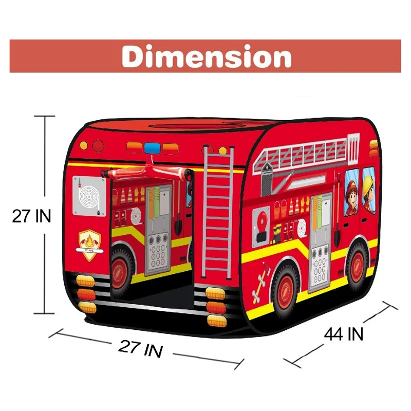 รถตำรวจเต็นท์เด็กเต็นท์เด็กพับได้สำหรับเด็ก, บ้านเด็กเล่นสำหรับทั้งกลางแจ้งและในร่ม