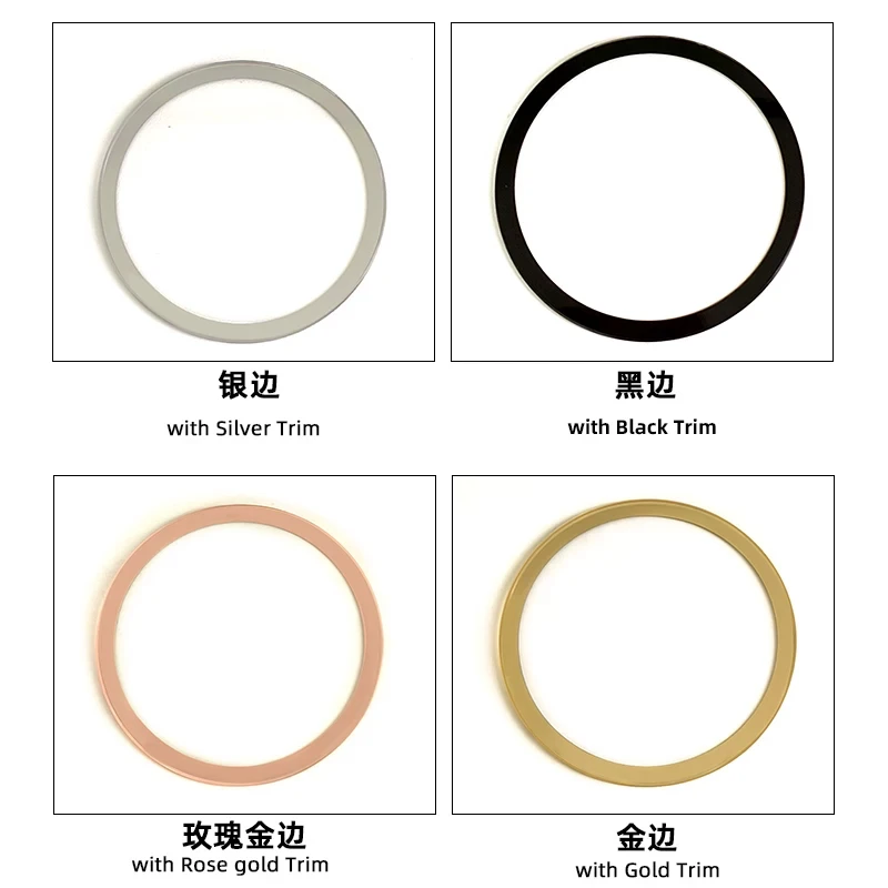 Sapphire / Mineral Watch Crystal, Watch Glass Replacement for Rado Centrix Men & Women Gold/Silver/Black Bezel, Fits 28/38/40mm