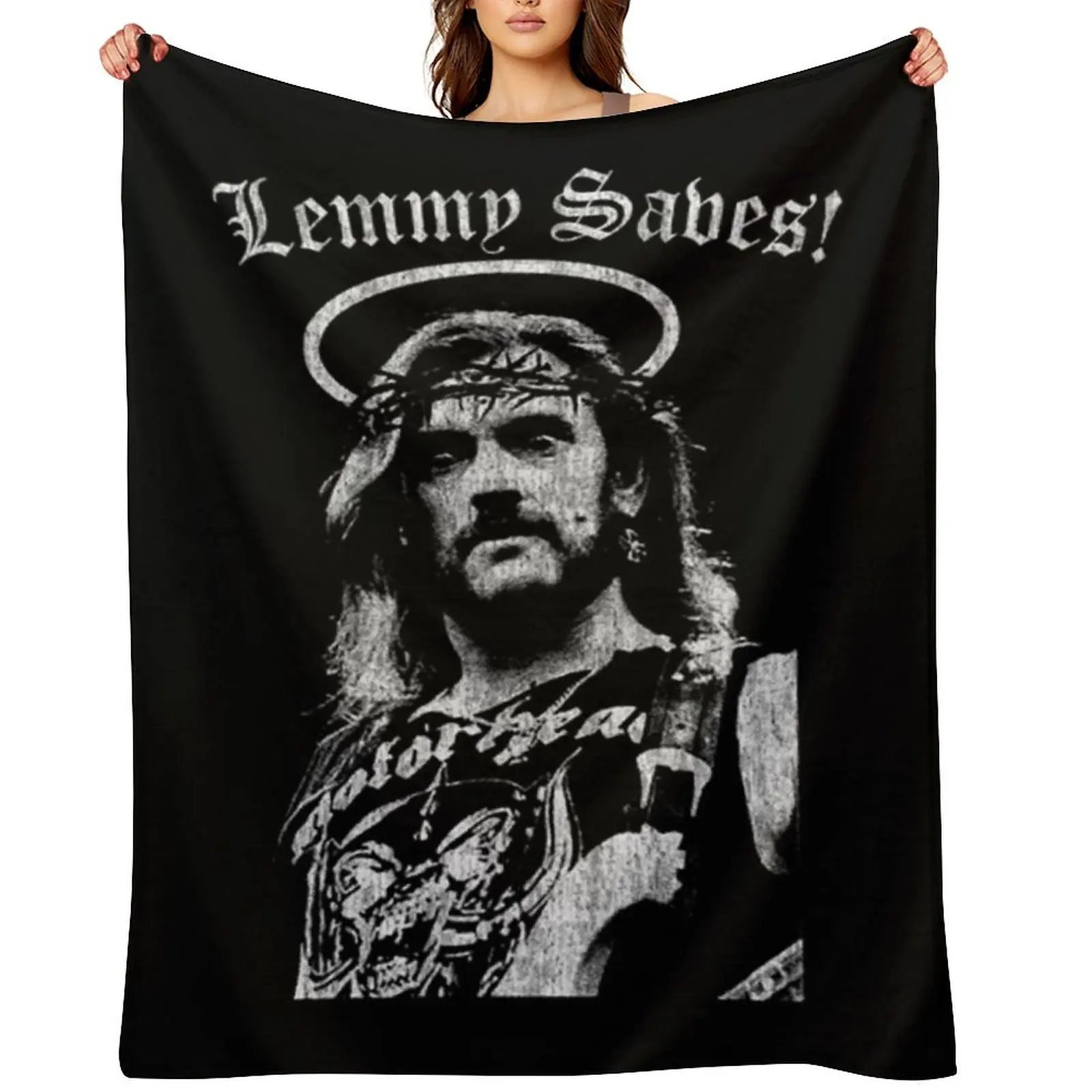 

Lemmy Kilmister T-ShirtLemmy - Distressed Throw Blanket Decorative Beds for sofa Tourist Single Blankets