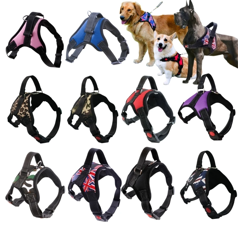 No-pull Dog Harness Small Large Harness Vest for Dogs Pet Shop Golden Retriever Dog Leash Lead Harness Chihuahua Pet Accessories