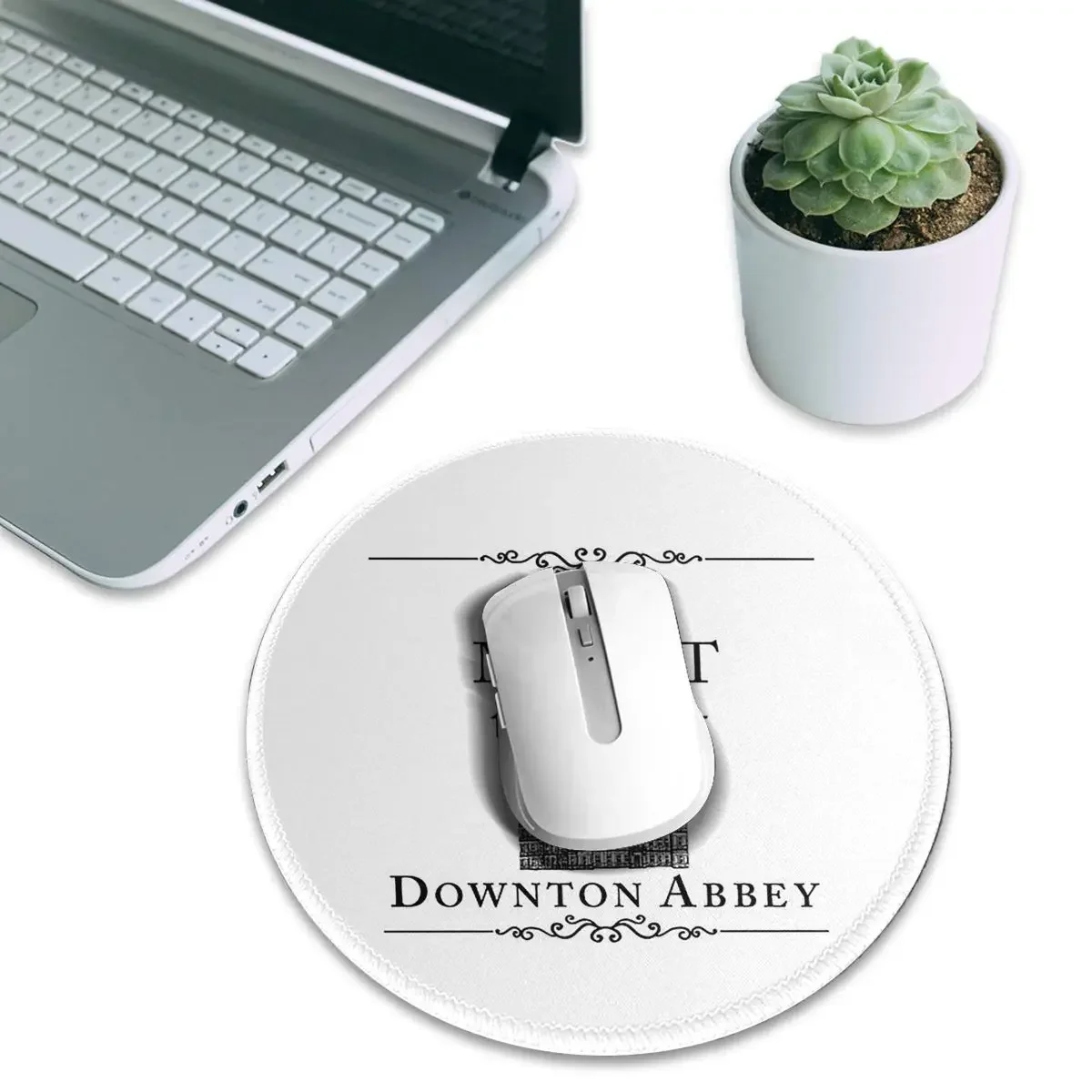 I Was Meant To Live At Downton Abbey Round Mouse Pad Computer Keyboard Mouse Mat Gamer PC Desk Mat Office Table Mats