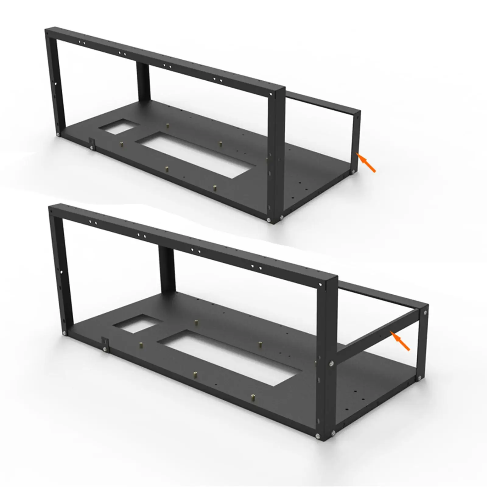 Mining Rig Frame Open Air GPU Holder Steel Cooling Case for External Gpu and Miner Equipment