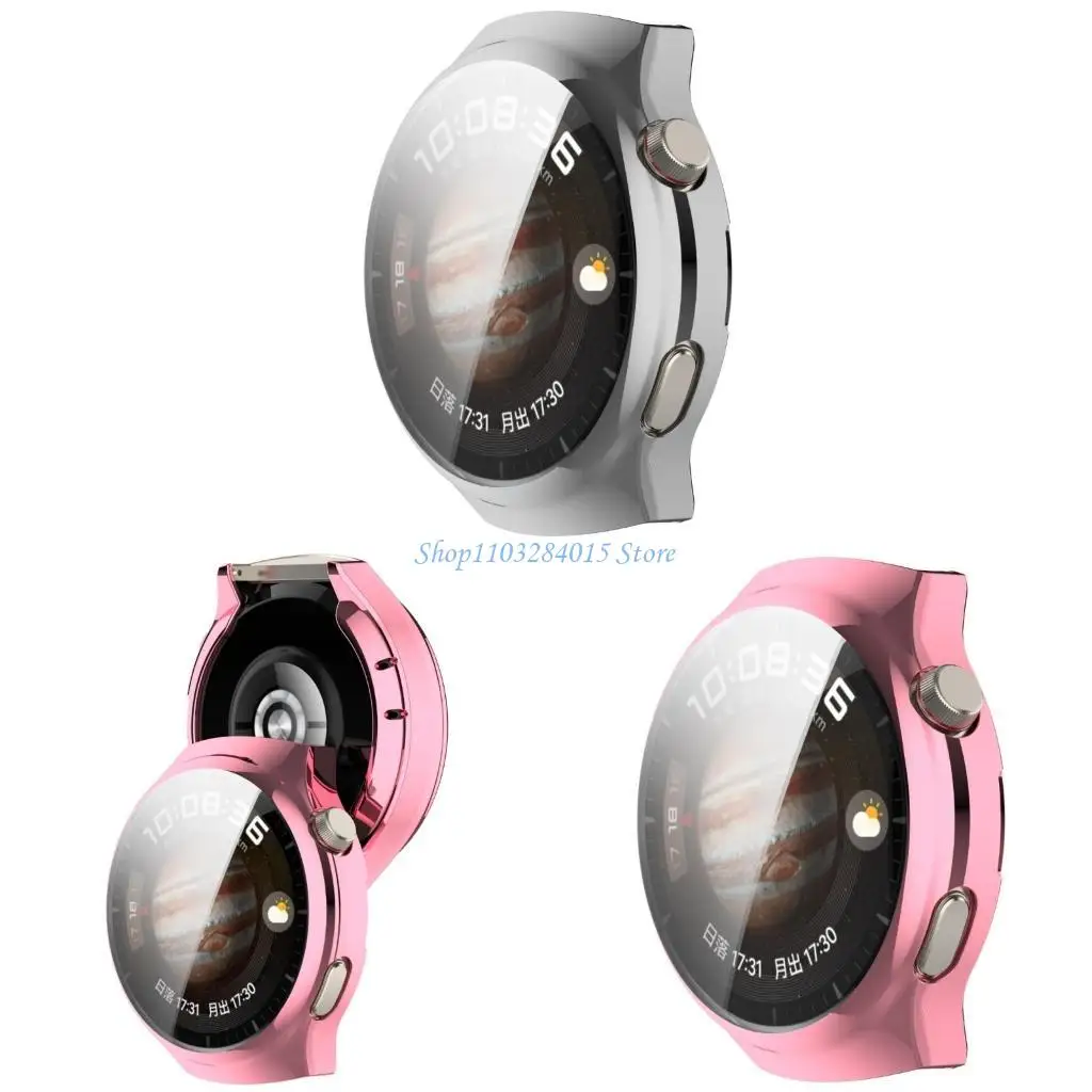 R6FF TPU COPERTURA CASA SMARTWATH COPERCHIO SCHOCH AIUST per orologio 4 Custodia per paraurti a copertura completa Shell