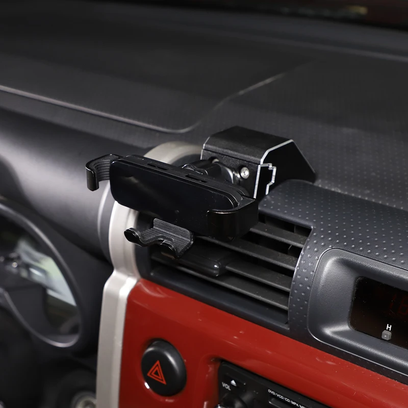 Aluminum Alloy Car Phone Holder Multifunctional GPS Navigation Holder Car Interior Accessories For Toyota FJ Cruiser 2007-2021