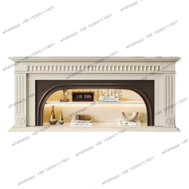 

Wooden Fireplace TV Stands Universal Brown Luxury Design Modern Tv Table Living Room Nordic Fernsehen Tisch Furniture Home