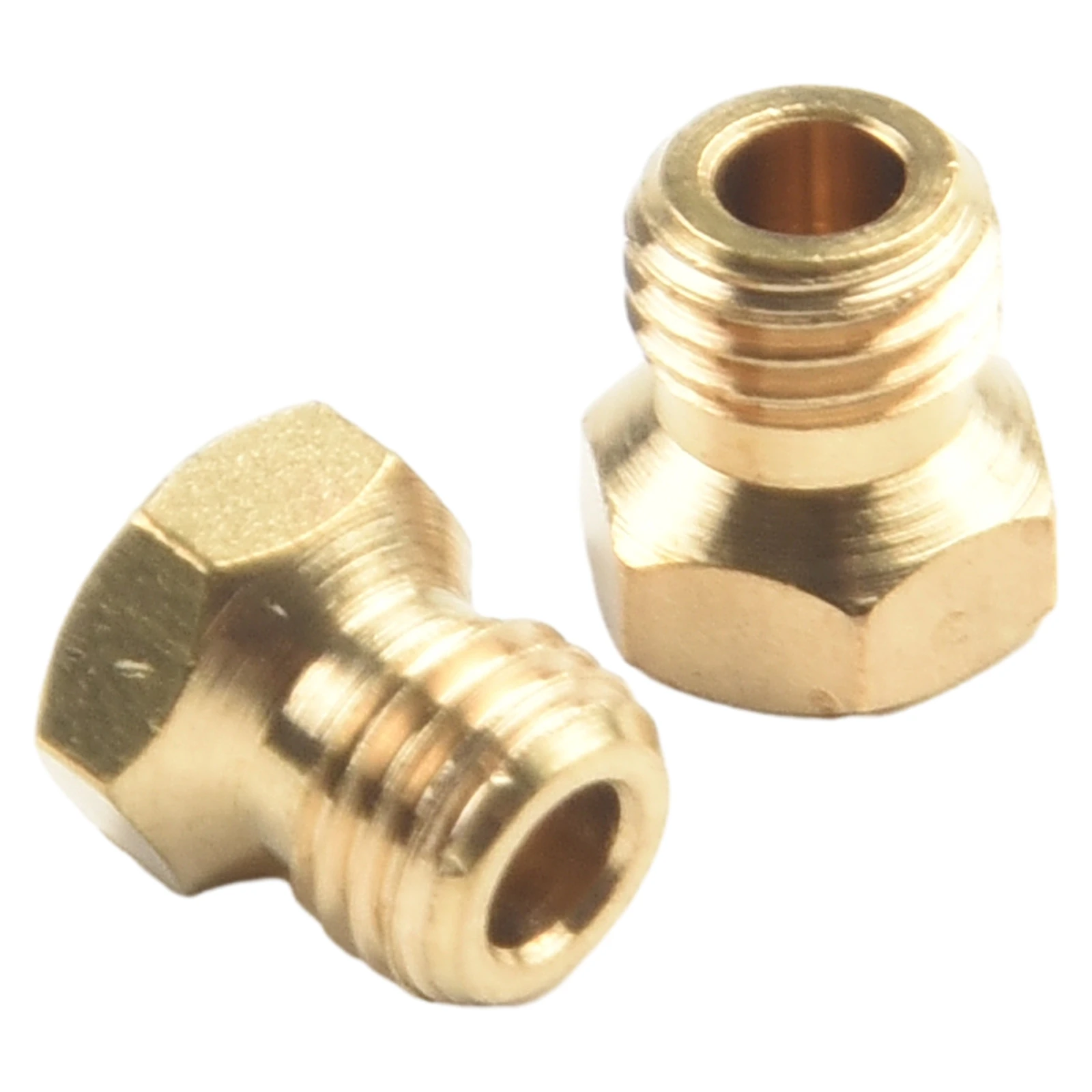 20Pcs M6*0.75mm Brass Jet Nozzle Propane Burner Orifice Kit Grill Replacement Parts LP Gas 0.5mm Orifice BBQ Tool