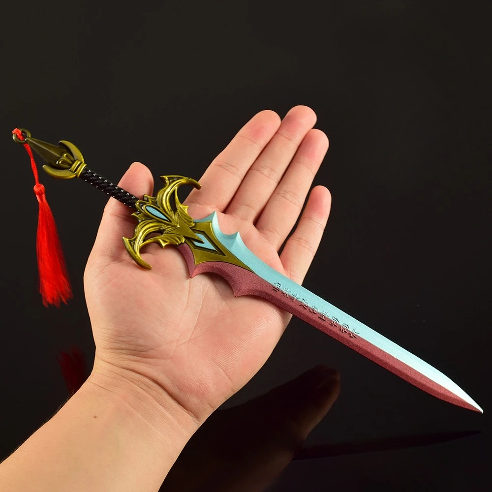 30CM Fengshen douze épées périphériques Zhu Xian épée métal artisanat armes modèle à collectionner bureau ornement cadeaux créatifs jouet