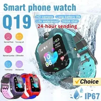 Smart Kids Watch 2025 New Gps Call Message Card Sim Waterproof Smartwatch For Kids S0S Photo Remote For IOS Android Genuine Gift