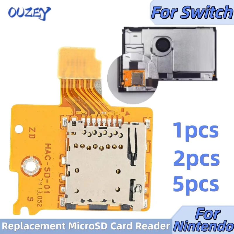 

1-5pcs SD Card Reader for Nintendo Switch Sd Card Reader Port Replacement Part